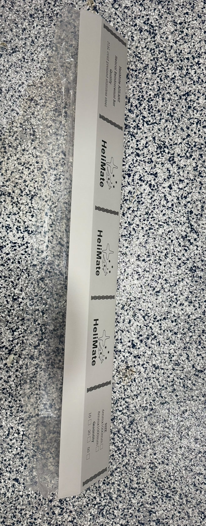 6mm x 1000mm HeliMate Helical Bars – Crack Stitching & Masonry Reinforcement. BULK BUY