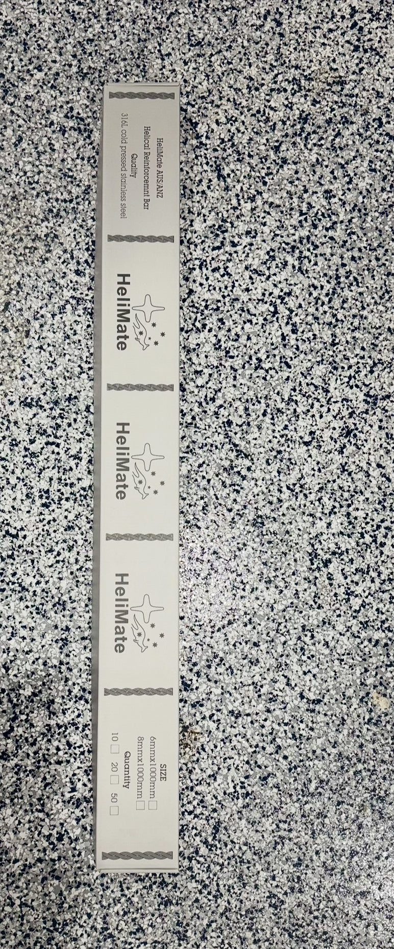 6mm x 1000mm HeliMate Helical Bars – Crack Stitching & Masonry Reinforcement. BULK BUY
