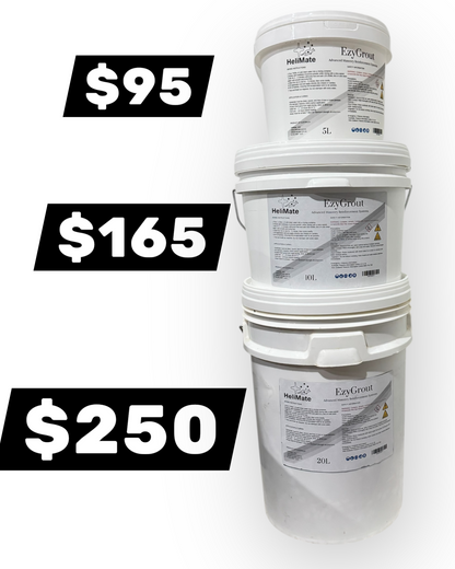 EzyGrout – 10 Litres of Premium Cementitious Grout