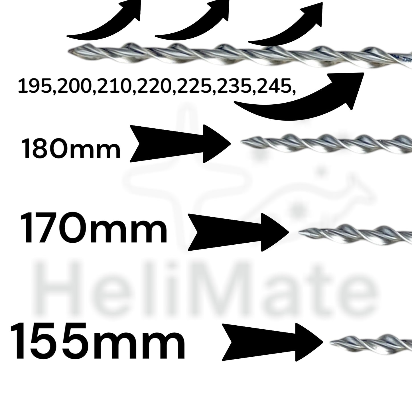 HeliMate’s Remedial Wall Tie 8mm x 295mm, CD Ties, Brick Ties, Cavity Ties, Reinforcement Ties, 316 Wall connectors