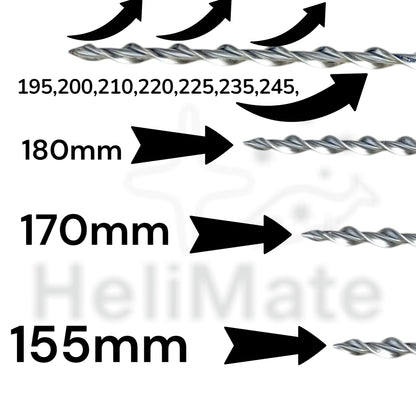 HeliMate’s Remedial Wall Tie 8mm x 295mm, CD Ties, Brick Ties, Cavity Ties, Reinforcement Ties, 316 Wall connectors