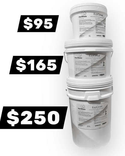 EzyGrout – 5 Litre Bucket of Premium Cementitious Grout - HeliMate AUS/NZ