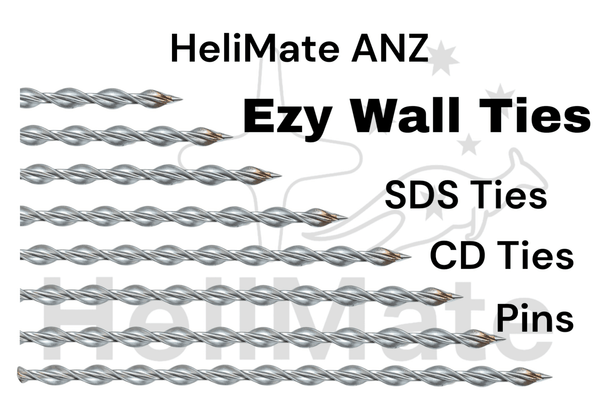 HeliMate’s Remedial Wall Tie 8mm x 280mm, CD Ties, Brick Ties, Cavity Ties, Reinforcement Ties, 316 Wall connectors