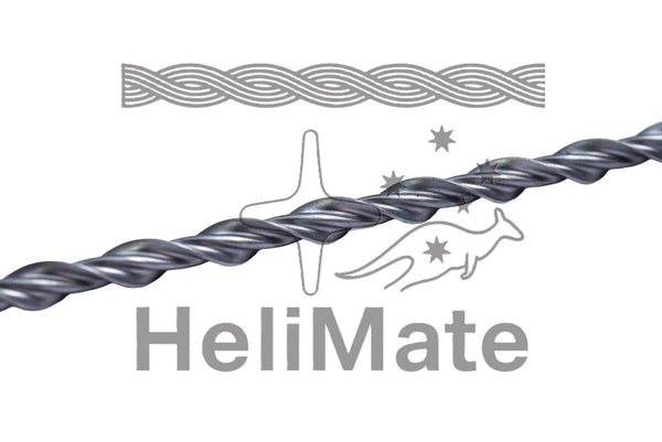 20 Pack Helical Bar , HeliMate 6mmx1000mm 316 grade Australian Made HeliFix