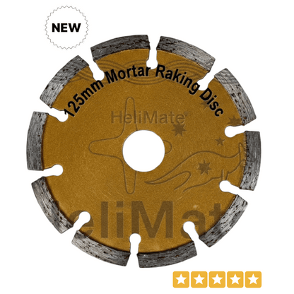 Thick Mortar Raking Disc 7mm Thick – Masonry Mortar Removal Wheel for Brick, Block & Concrete | Crack Stitching & Repointing Tool - HeliMate AUS/NZ