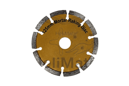 Thick Mortar Raking Disc 7mm Thick – Masonry Mortar Removal Wheel for Brick, Block & Concrete | Crack Stitching & Repointing Tool - HeliMate AUS/NZ